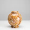 10in Tall Balochistan Giant Brown Green Onyx Matka Vase