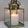 12in Tall Behnam Gold Lantern