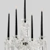 12in Tall Black Taper Candles, Set of 12