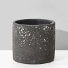4in Tall Black Terrazzo Bowl