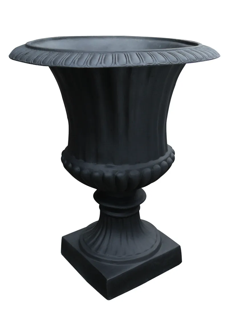 30in Tall Black Urn