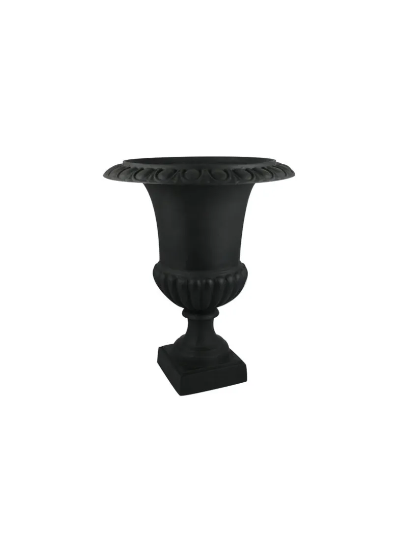 24in Tall Black Urn