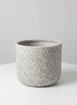 7.5in Tall Boheme Antiqued Ceramic Cachepot, Case of 4