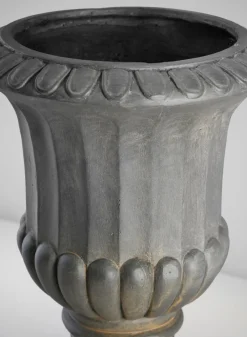 17in Tall Bronze Fiberclay All Weather Urn