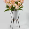 21in Tall Cappadocia Sandstone Pot with Stand