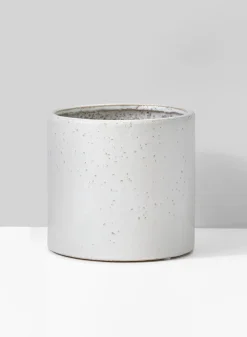 6.5in Tall Ceramic Round Cachepot