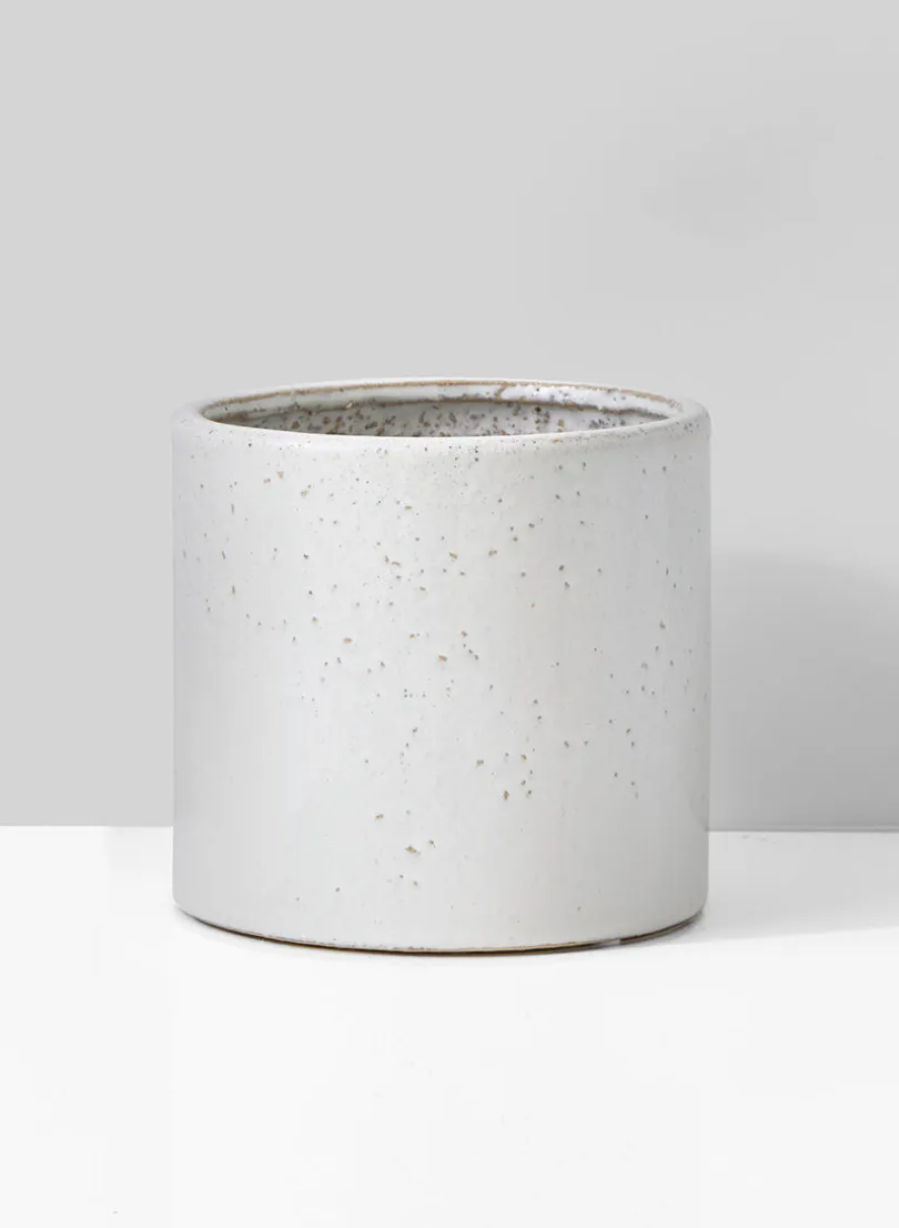 6.5in Tall Ceramic Round Cachepot