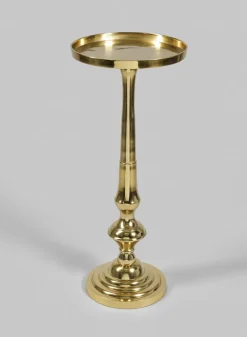 24in Tall Chateau Gold Metal Pedestal Holder