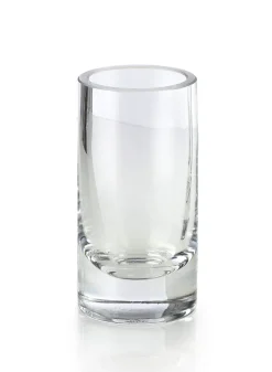 4in Tall Clear Glass Cylinder, Set of 4