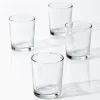 2.5in Tall Clear Glass Votive Holder