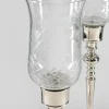 15in Tall Dalia Hurricane Candle Stand