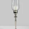 18in Tall Dalia Hurricane Candle Stand