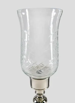 18in Tall Dalia Hurricane Candle Stand