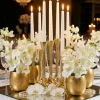 8.25in Tall Eglise Seven Light Metal Candle Stand