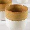 4in Tall Fermier Ceramic Cache Pot, Set of 4