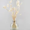 6.5in Tall Frost Sea Glass Green Bottle Vase