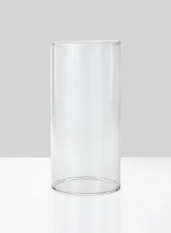 9.5in Tall Glass Hurricane
