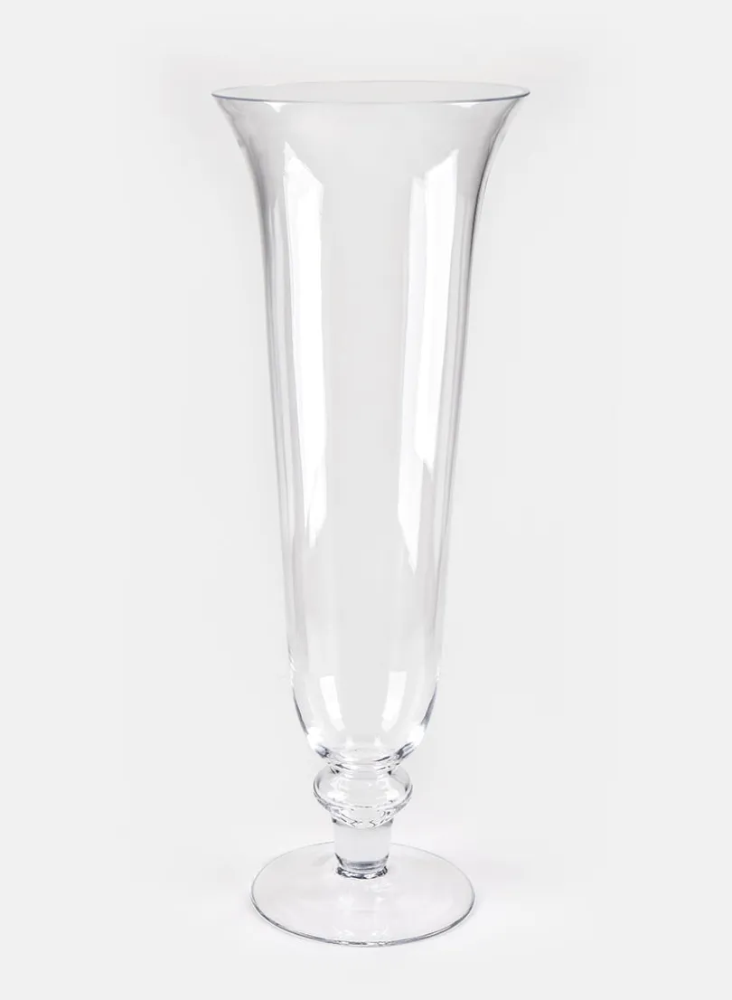 19in Tall Glass Urn