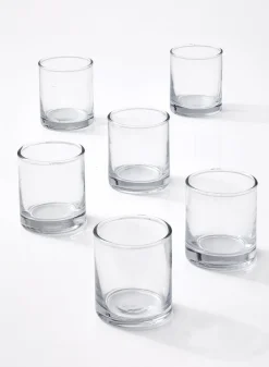 3in Tall Glass Votive Holder, Set of 6