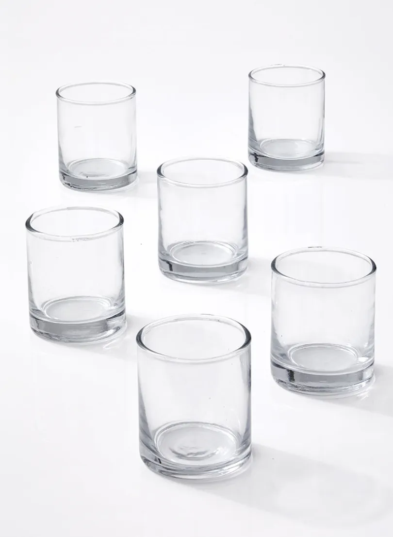 3in Tall Glass Votive Holder, Set of 6