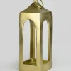 18.5in Tall Gold Chateau Metal Lantern