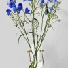 6in Tall Gold Handle Glass Vase