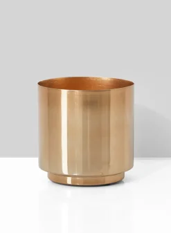 4in Tall Gold Iron Vase