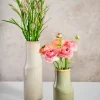 8in Tall Green Glaze Annika Ceramic Cylinder