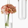 8.5in Tall Hanging Glass Vase With Jute Cord