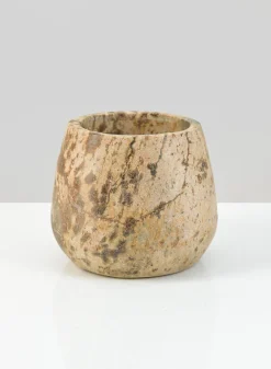 3in Tall Jaipur Forest Brown Marble Bowl