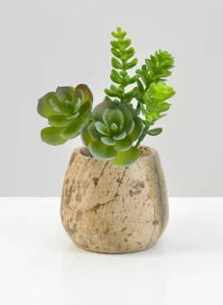 3in Tall Jaipur Forest Brown Marble Bowl
