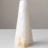 8in Tall Khyber White Onyx Obelisk