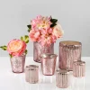 3in Tall La Fete en Rose Vintage Pink Votive Holder