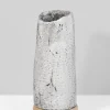 8in Tall Lava Cement Vase