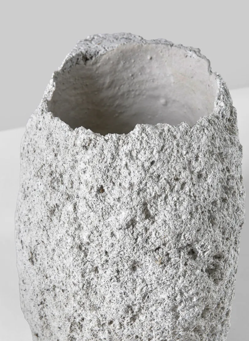6.5in Tall Lava Rock Vase
