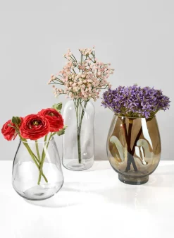 11in Tall Majorca Tall Hand Blown Glass Vase