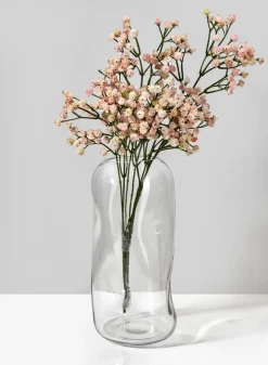 11in Tall Majorca Tall Hand Blown Glass Vase