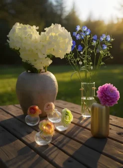 10.5in Tall Miko Rustic Beige Vase