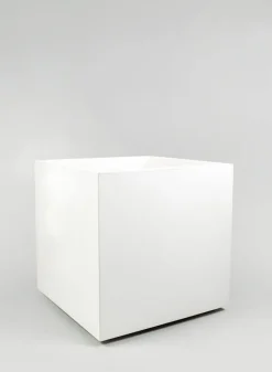19.5in Tall Millennium Pearl Cube Planter