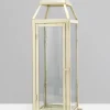 24in Tall Montmartre Aged White Lantern
