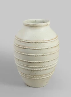 20in Tall Mykonos Krater Jar Ceramic Vase