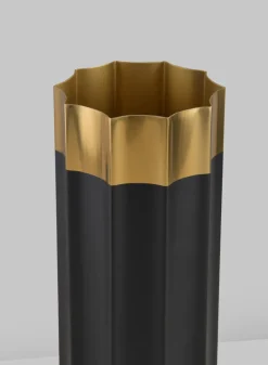 12in Tall Narita Stainless Steel Vase