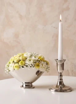 5.5in Tall Nickel Silver Candlestick