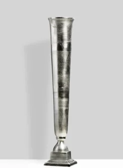 31.5in Tall Nickel Trumpet Vase