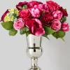 10.75in Tall Nickel Urn