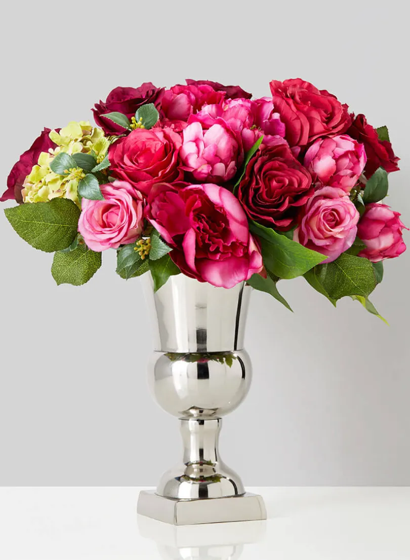 10.75in Tall Nickel Urn