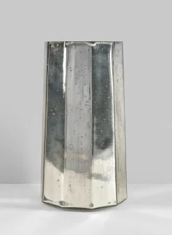 12in Tall Obelisk Deco Glass Vase