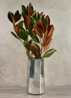12in Tall Obelisk Deco Glass Vase