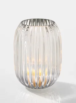5in Tall Optical Clear Glass Votive Holder