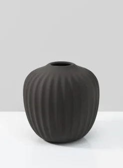 5.5in Tall Oslo Chocolate Deco Vase